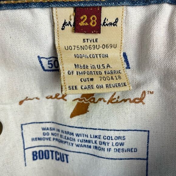 7 for All Mankind Bootcut Jeans Size 28 EUC - Picture 6 of 6